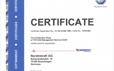 We confirmed DIN ISO 9001:2015!